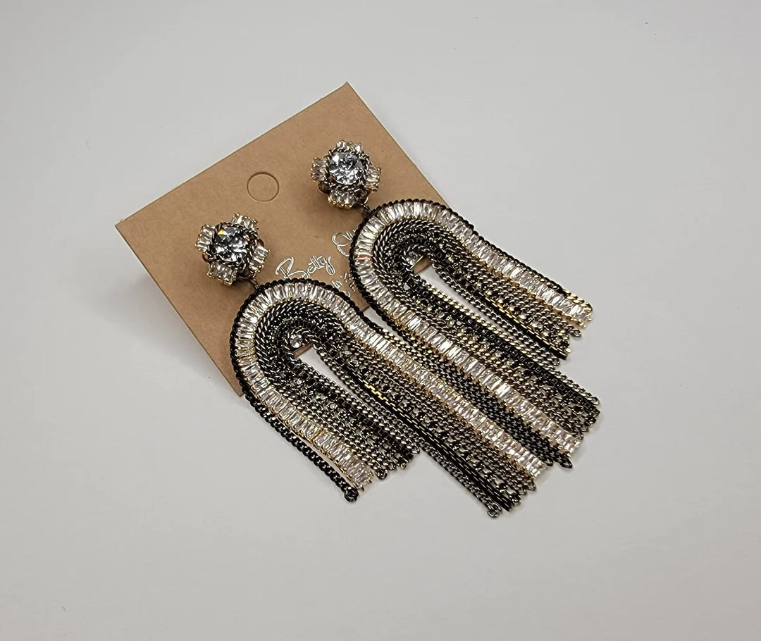 Boucles d’oreilles Arch Déco {plusieurs options de couleurs}