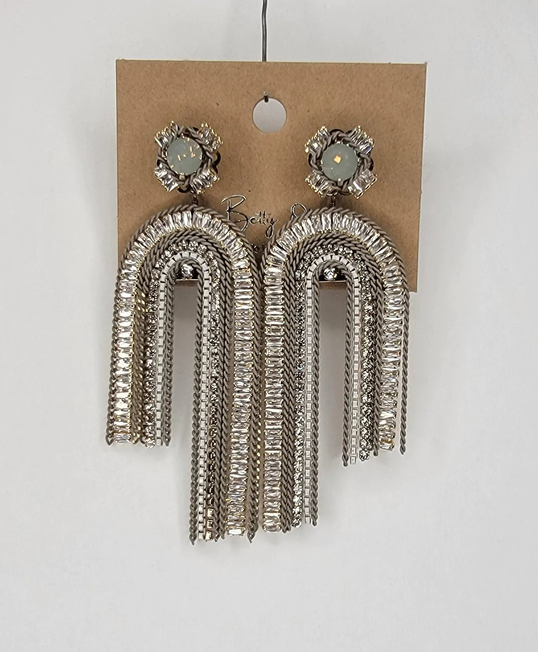 Boucles d’oreilles Arch Déco {plusieurs options de couleurs}