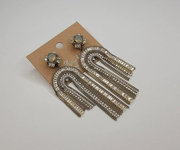 Boucles d’oreilles Arch Déco {plusieurs options de couleurs}