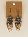 Choco Gold Cicada Necklace & Earrings