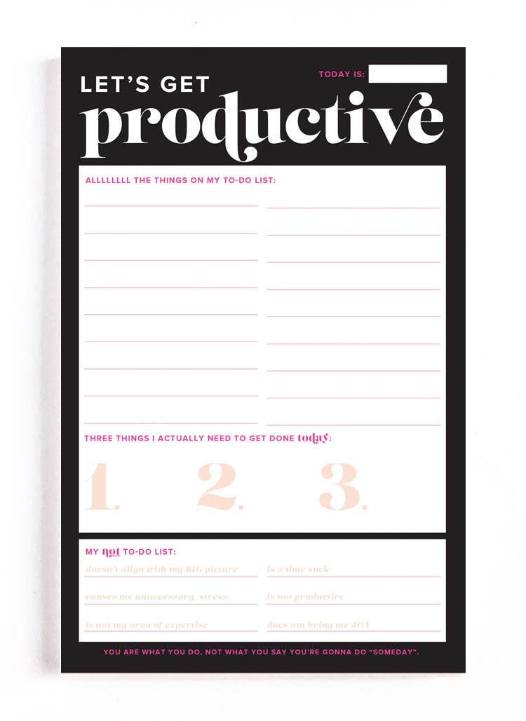Notepads | Blush & Pink Productivity {clearance}