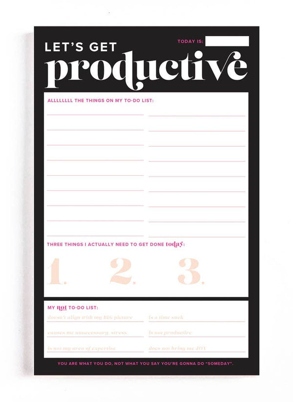 Notepads | Blush & Pink Productivity {clearance}