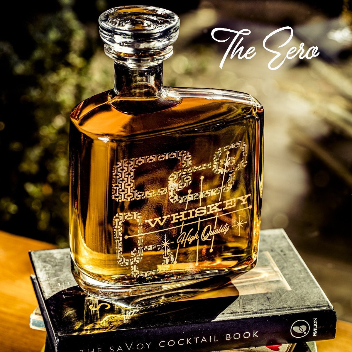 Mid-Century Etched Decanter Collection