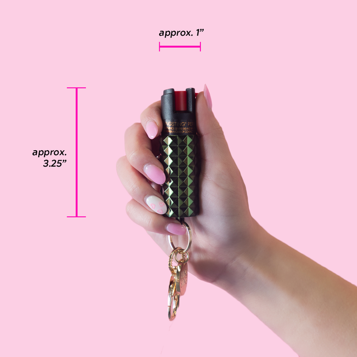 Metallic Studded Pepper Spray