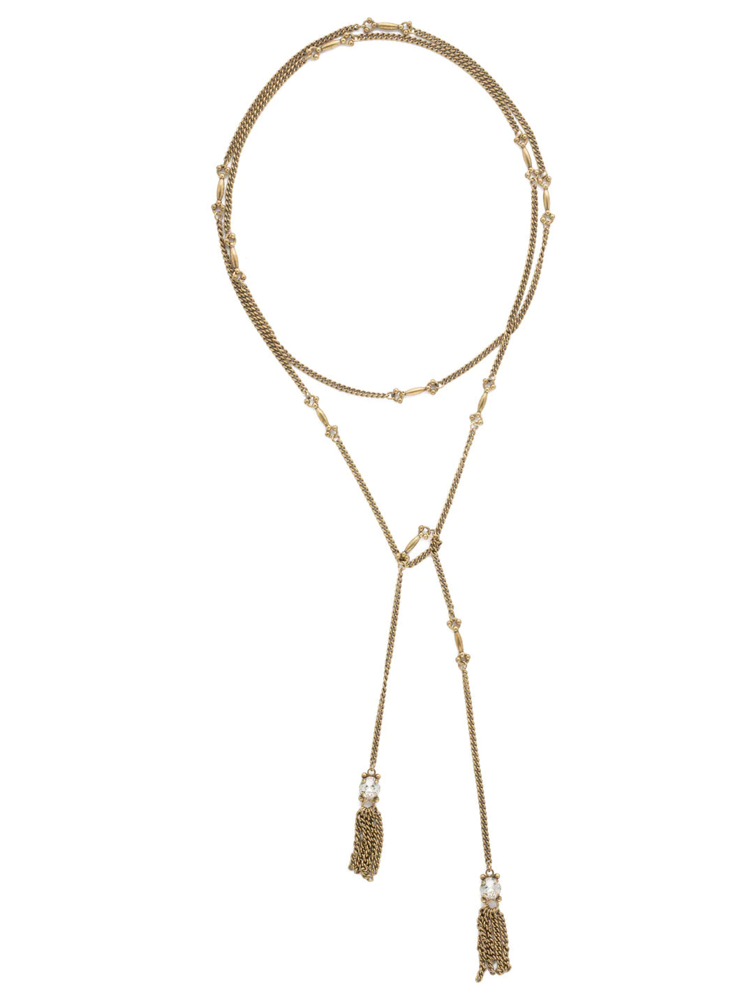 All Tied Up Necklace | Crystal Collection