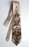 Necktie | Hops & Wheat Print | Narrow {Multiple Colors}