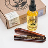 Coffret cadeau huile à barbe et peigne de poche