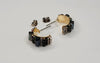 Boucles d’oreilles demi-créoles à texture éblouissante {options de couleurs multiples}