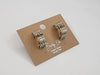Boucles d’oreilles demi-créoles à texture éblouissante {options de couleurs multiples}