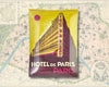 Vide-poche Étiquette de bagage parisienne vintage