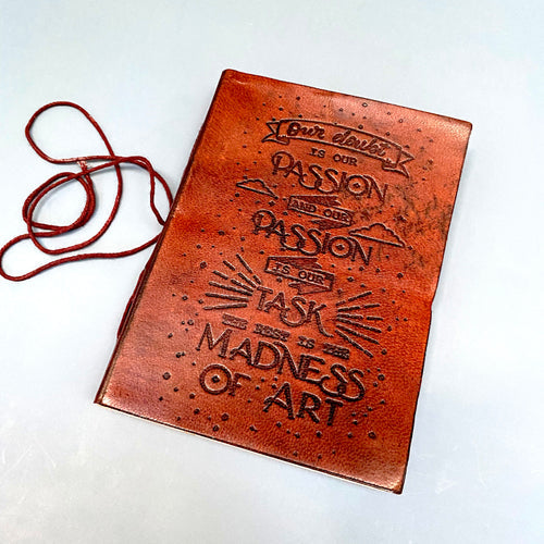 Journal en cuir fait main {5x7} | Notre doute est notre passion