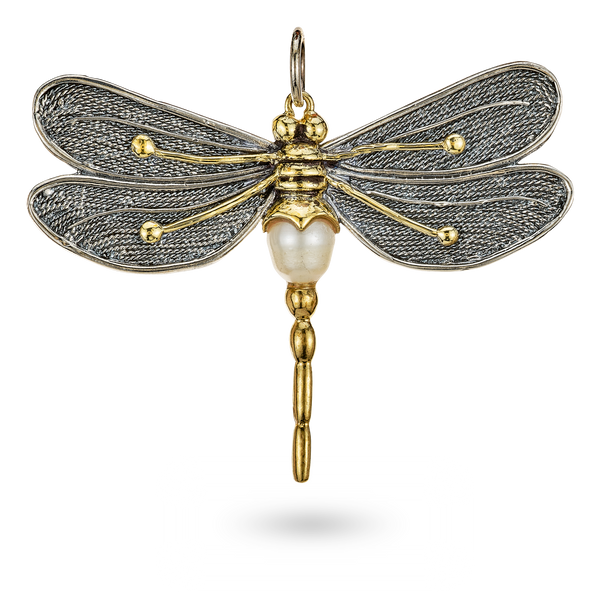 Pendentif Libellule Perle du Changement