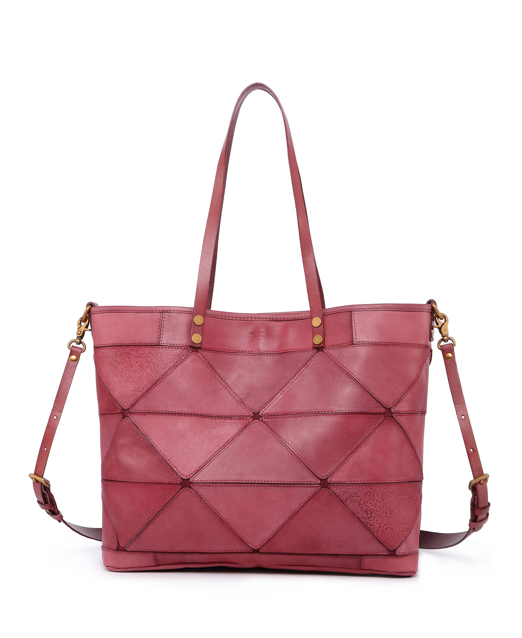 Prism Leather Tote | Lilac
