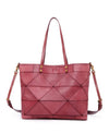 Prism Leather Tote | Lilac