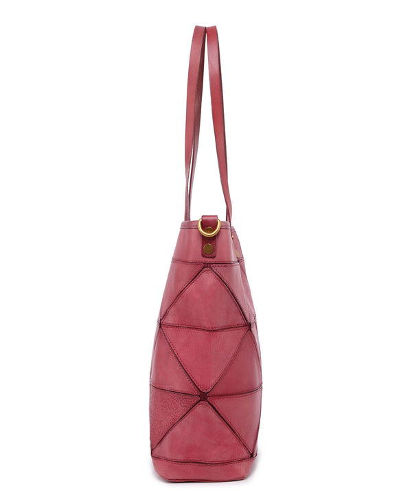 Prism Leather Tote | Lilac
