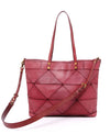 Prism Leather Tote | Lilac