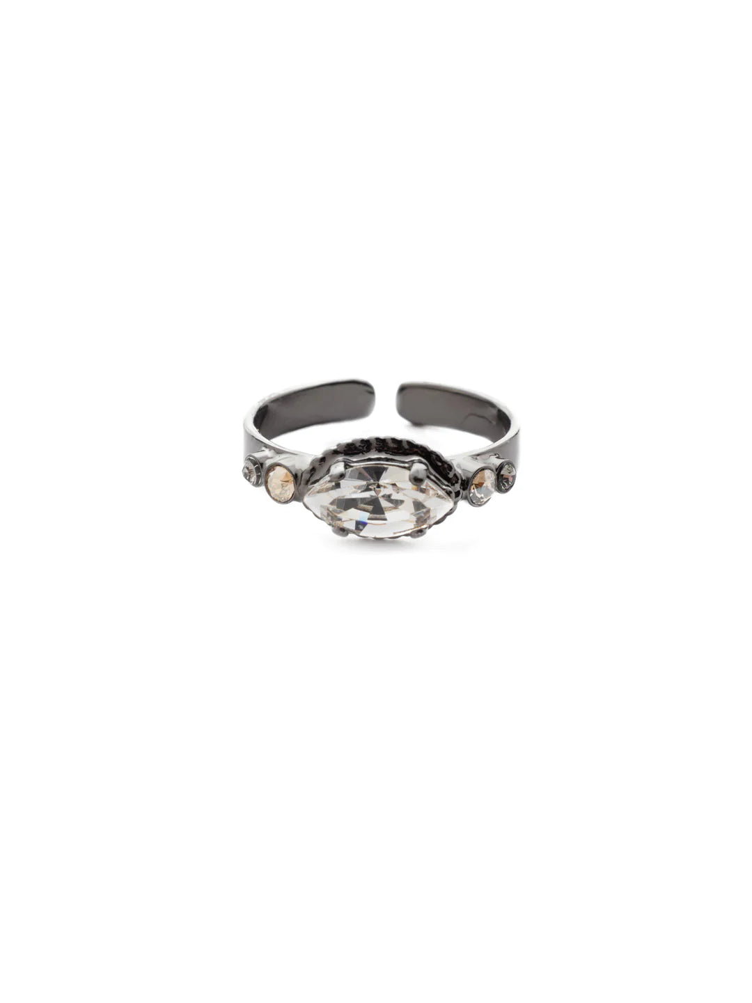 Bague de bande Emilia | Ombre dorée