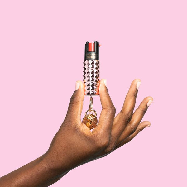 Metallic Studded Pepper Spray