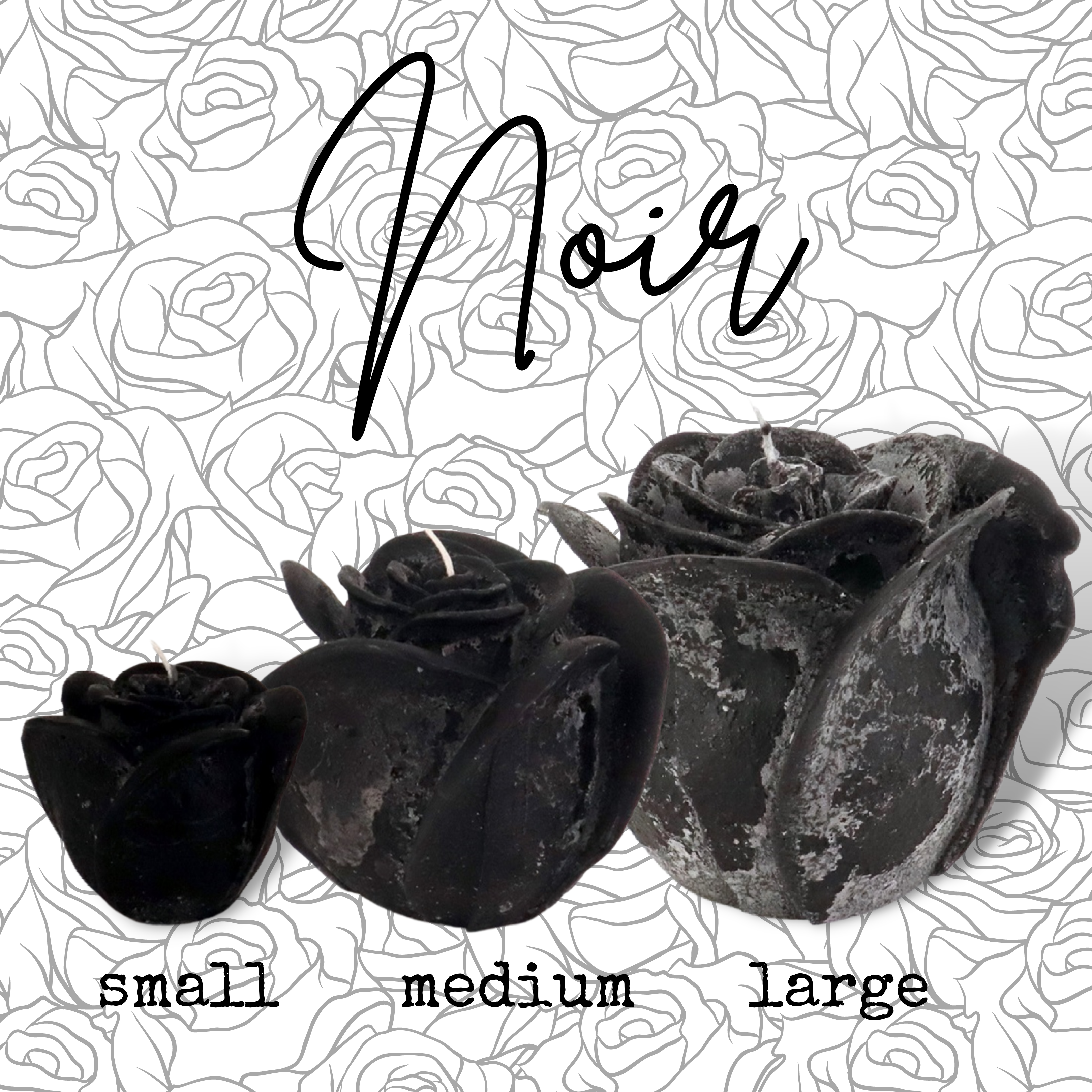 Rose-Shaped Candles {clearance}