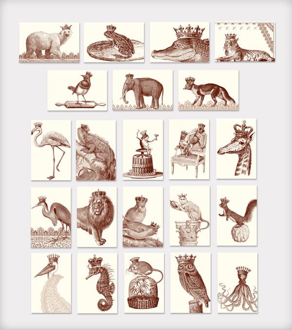 Livre de cartes postales de la Cour royale