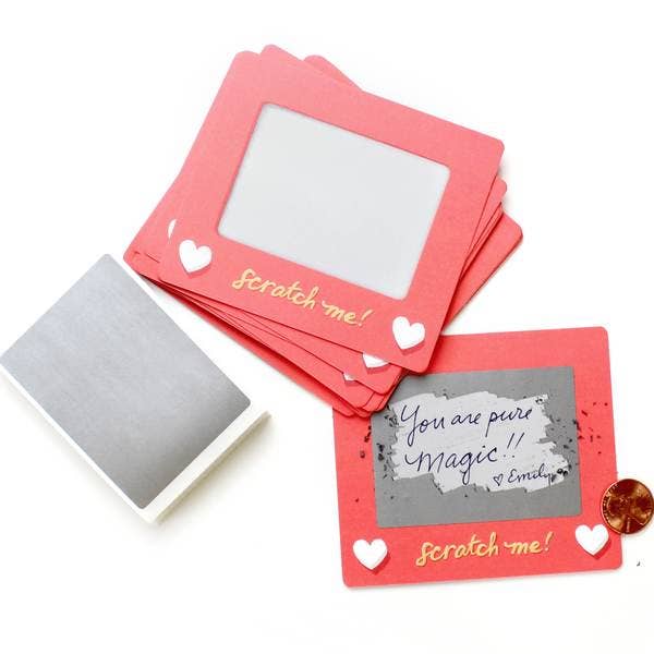 Scratch-off Lunchbox Notes {Sketch-a-Scratch Edition}