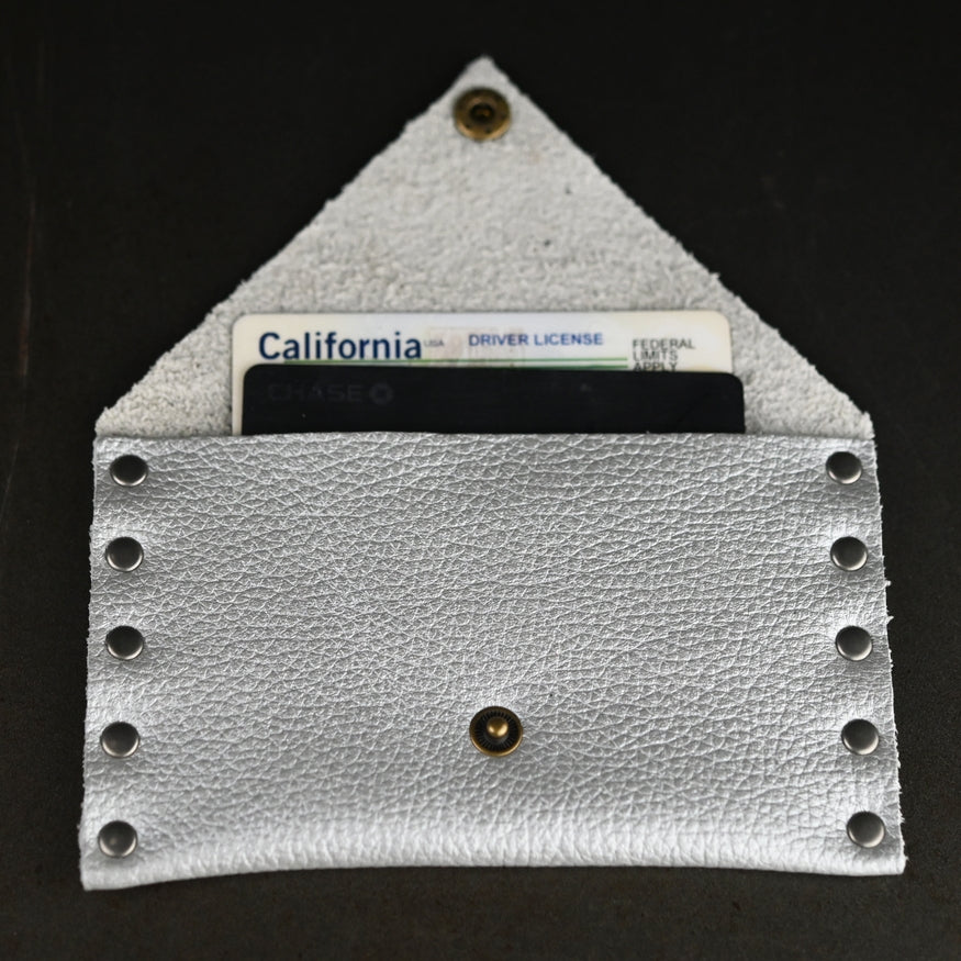 Snap Wallet | Copper Metallic | Rivets