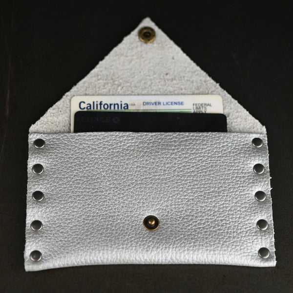 Snap Wallet | Copper Metallic | Rivets