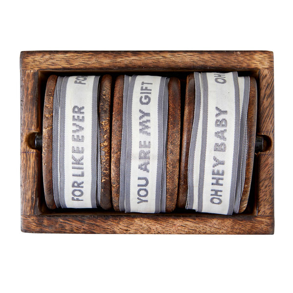 Bobine de ruban Sentiment Trio {Forever + You + Baby}