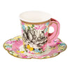 Alice au pays des merveilles Tea Party | Ensemble tasses et soucoupes