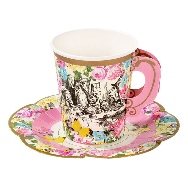 Alice in Wonderland Tea Party | Cups & Saucers Set