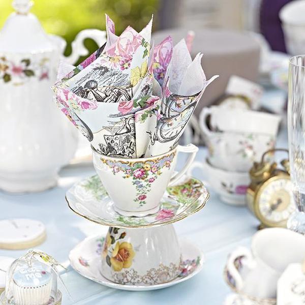 Alice in Wonderland Tea Party | Dainty Cocktail Napkins