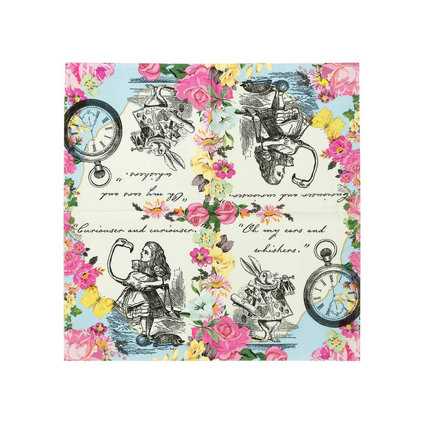 Alice in Wonderland Tea Party | Dainty Cocktail Napkins