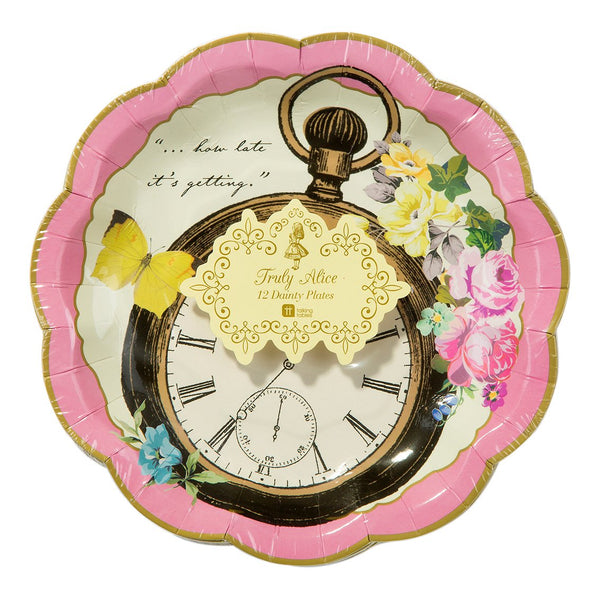 Alice au pays des merveilles Tea Party | Assiettes délicates