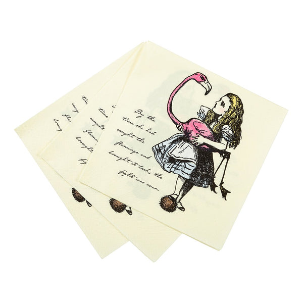 Alice au pays des merveilles Tea Party | Serviettes