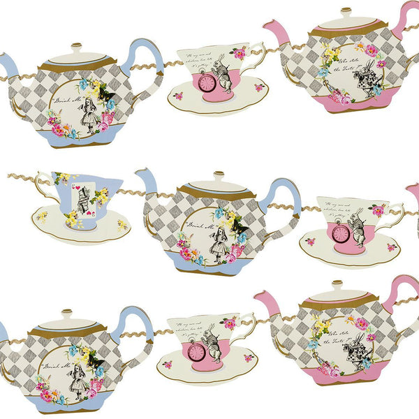 Alice in Wonderland Tea Party | Teapot Bunting