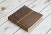 Handmade Leather Art Journal {7x7} | Wanderlust