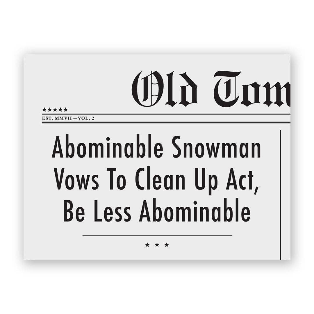 Abominable Snowman