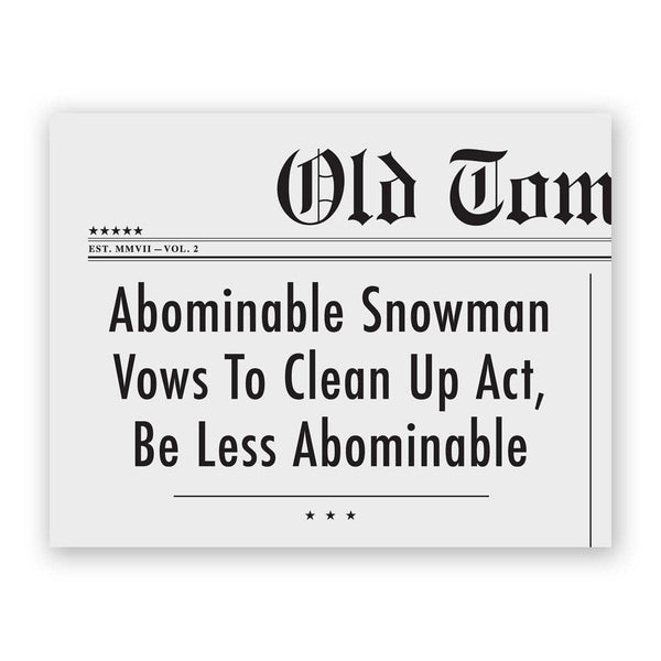 Abominable Snowman