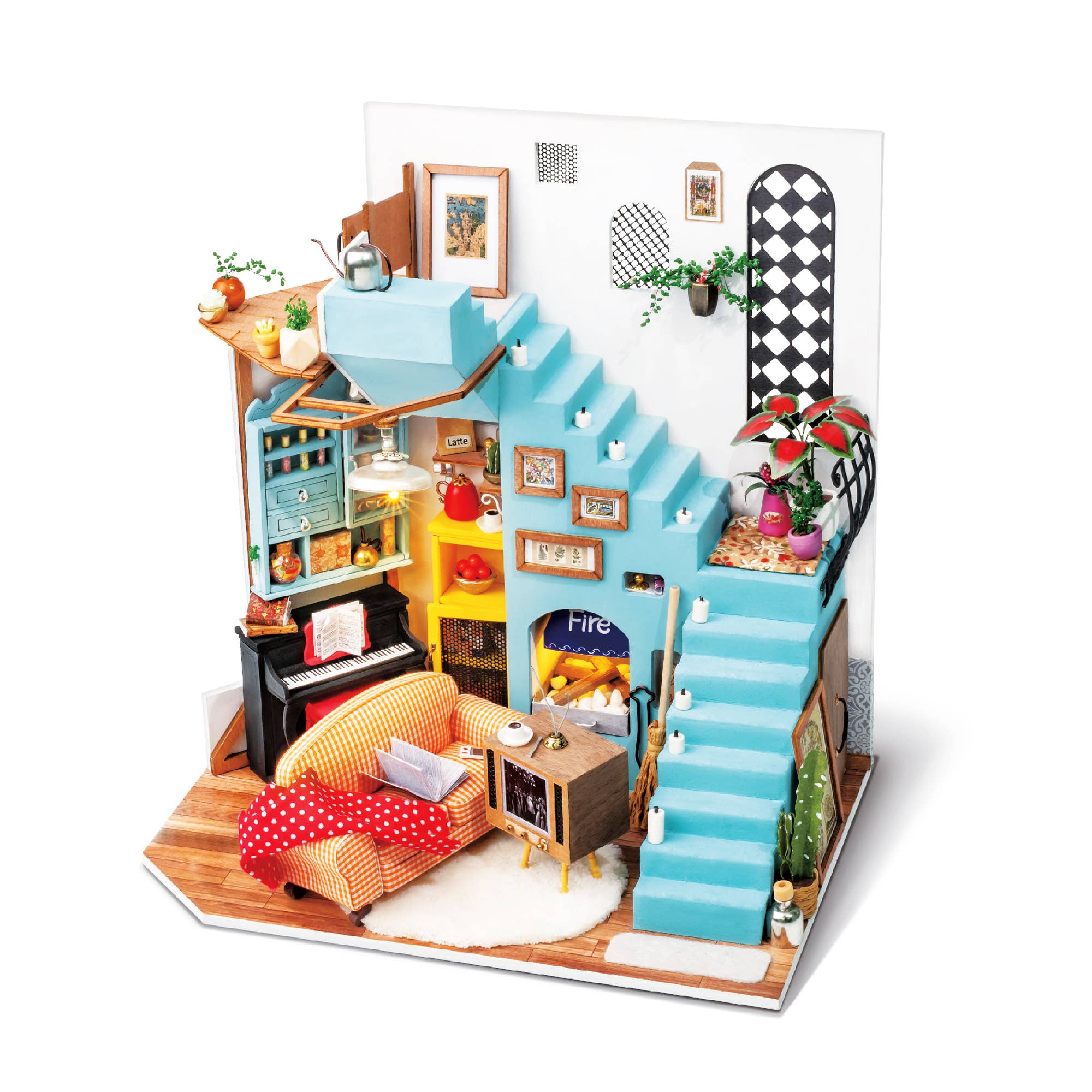 Joy's Living Room {Diorama Kit}