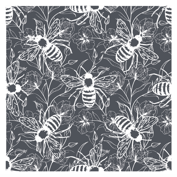 Summer Bee 12x12 Mesh Stencil {clearance}