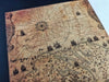 Maps Background Sticker Sheet