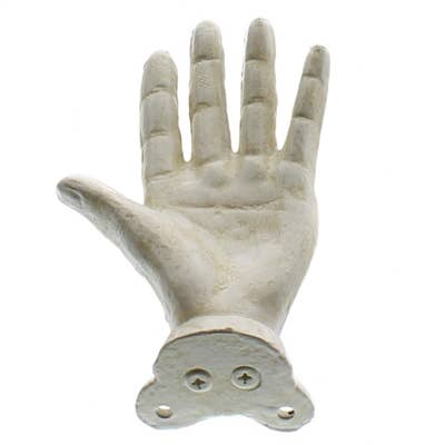 Cast Iron Wall-Mounted Open Hand