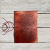 Journal en cuir fait main {5x7} | Notre doute est notre passion