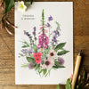 Botanical Watercolour Greeting Card Bundle {pack of 5}