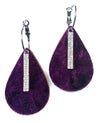 Boucles d’oreilles Velvet Teardrop + Bling Bar | Collection Aurora {plusieurs couleurs}