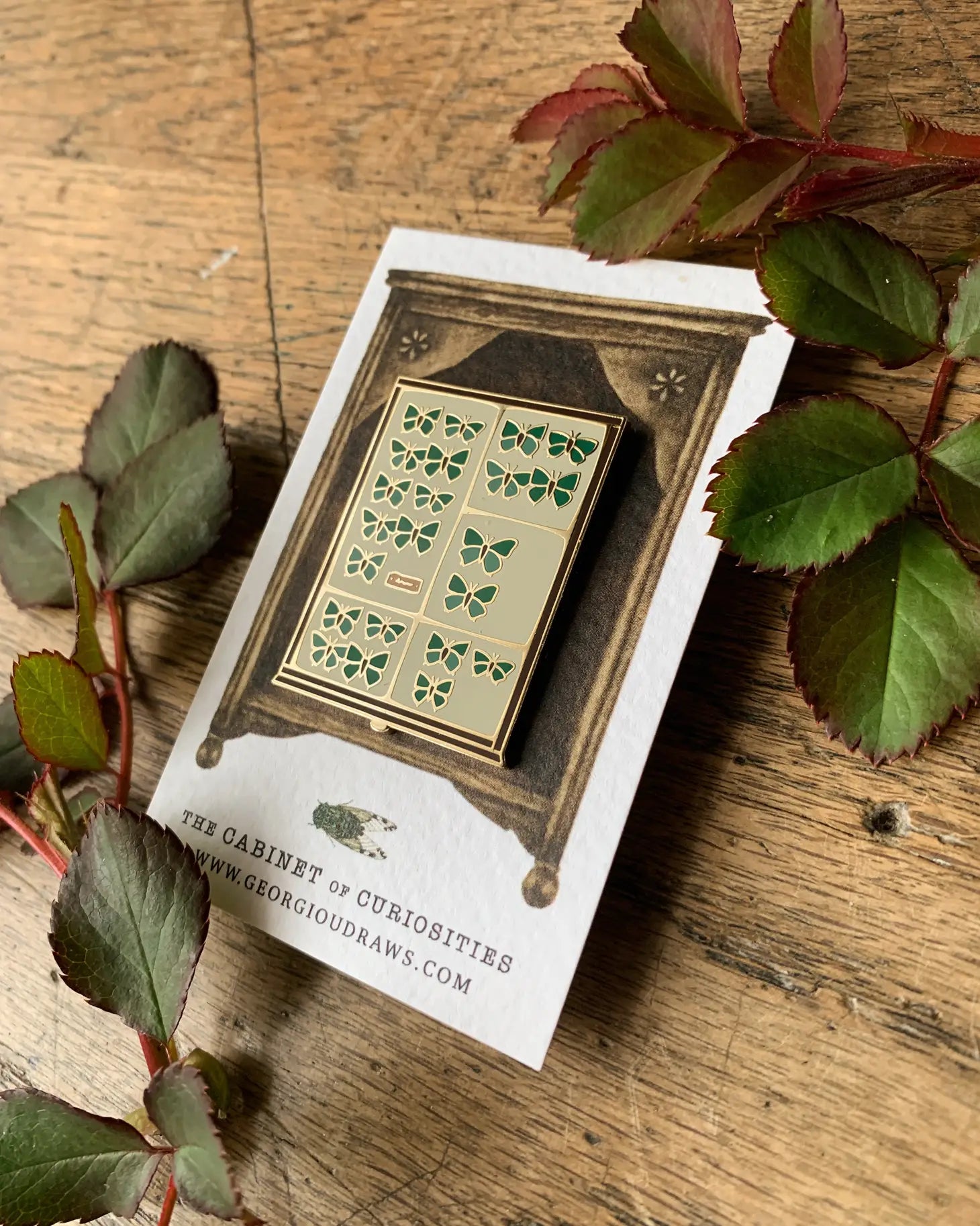 Butterfly Tray Enamel Pin