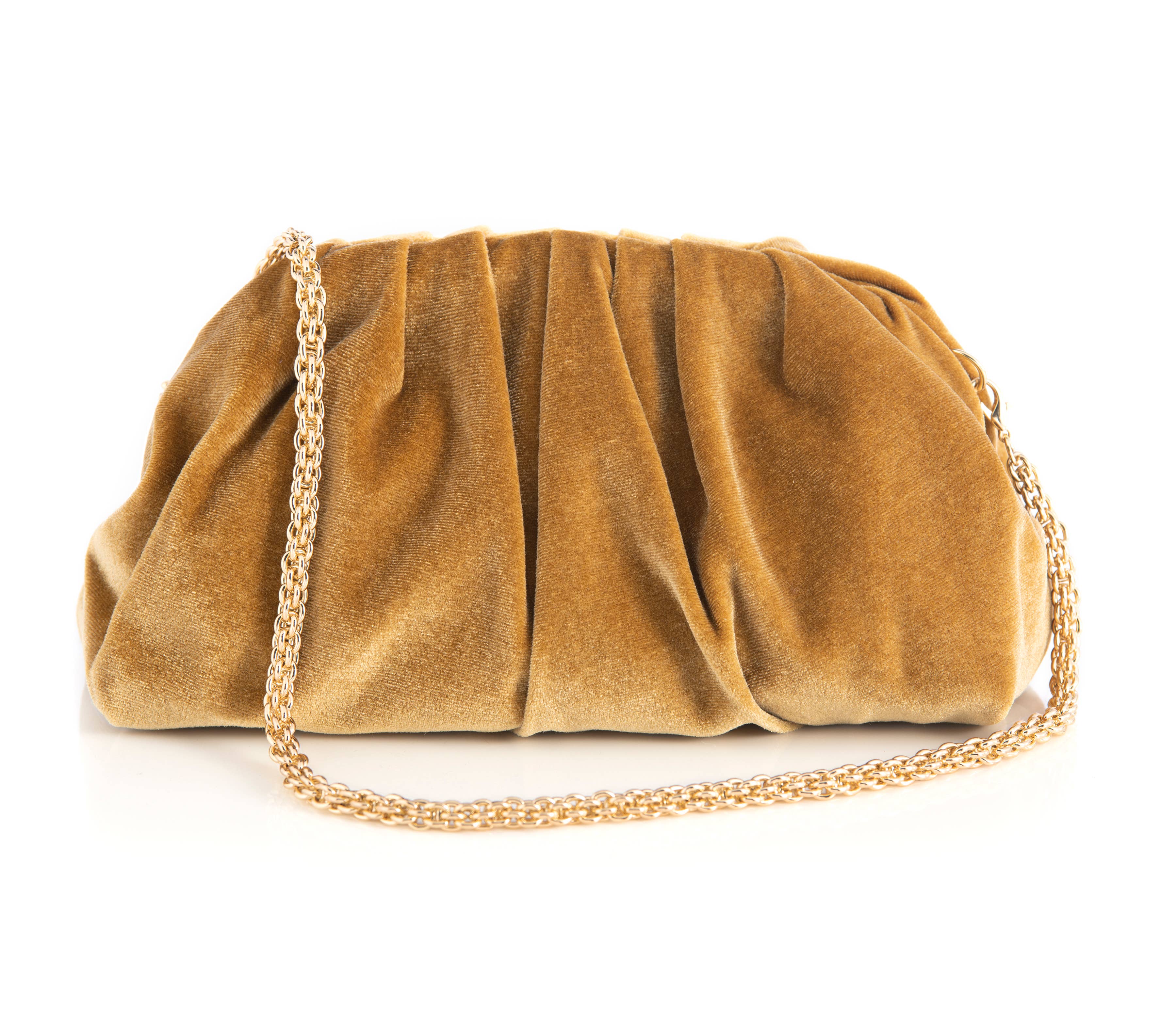 Petite pochette en velours | Carmen | Verge d'or