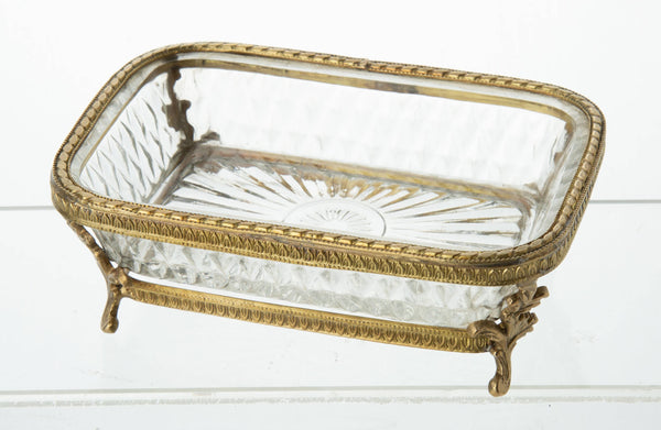 A92035 Rectangular soap dish in metal frame
