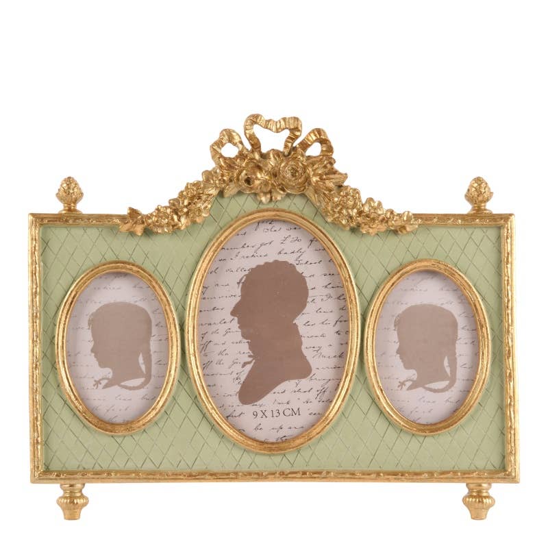 Ornate Triptych Photo Frame