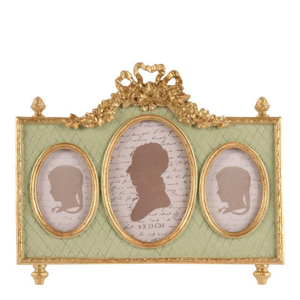 Ornate Triptych Photo Frame